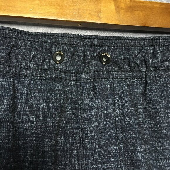Hurley Men Swim Trunks Shorts size Large Blue Gray Elastic Waist - Lot of 2 Pair - Picture 7 of 16